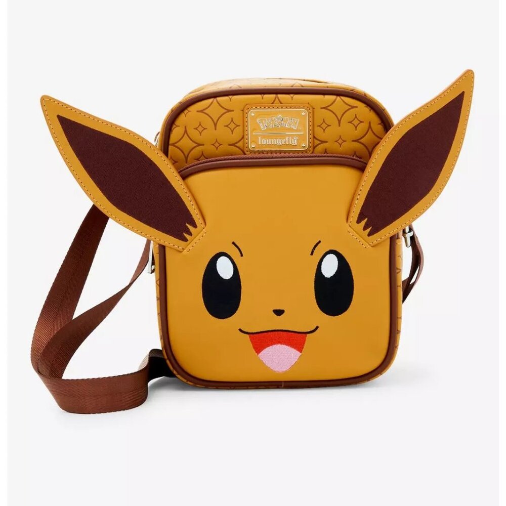 NWT Loungefly Pokémon Eevee Face Crossbody Purse